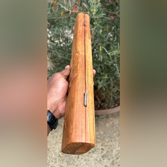 VTG Hand Carved Oware Board Game 🇧🇯 Sz 15.5”x1.5” - Picture 4 of 7